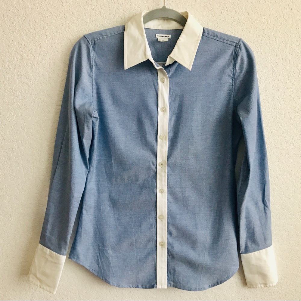 Club Monaco Penelope Oxford Shirt - sz S